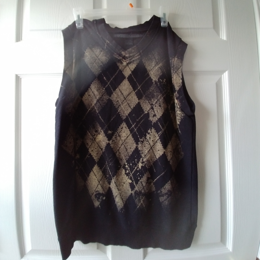 Vintage Hot Topic Argyle Sweater Vest